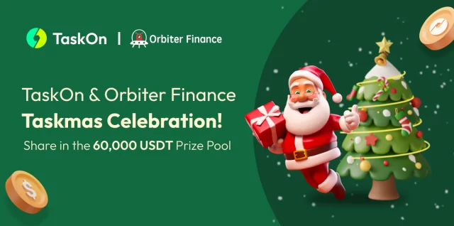 کمپین مشترک TaskOn & Orbiter Finance با جایزه تا 25 دسامبر